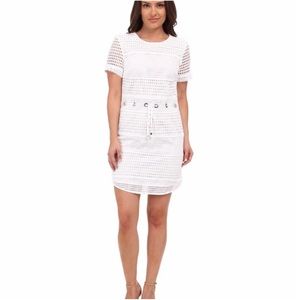 *Black* Michael Kors drawstring perforated dress